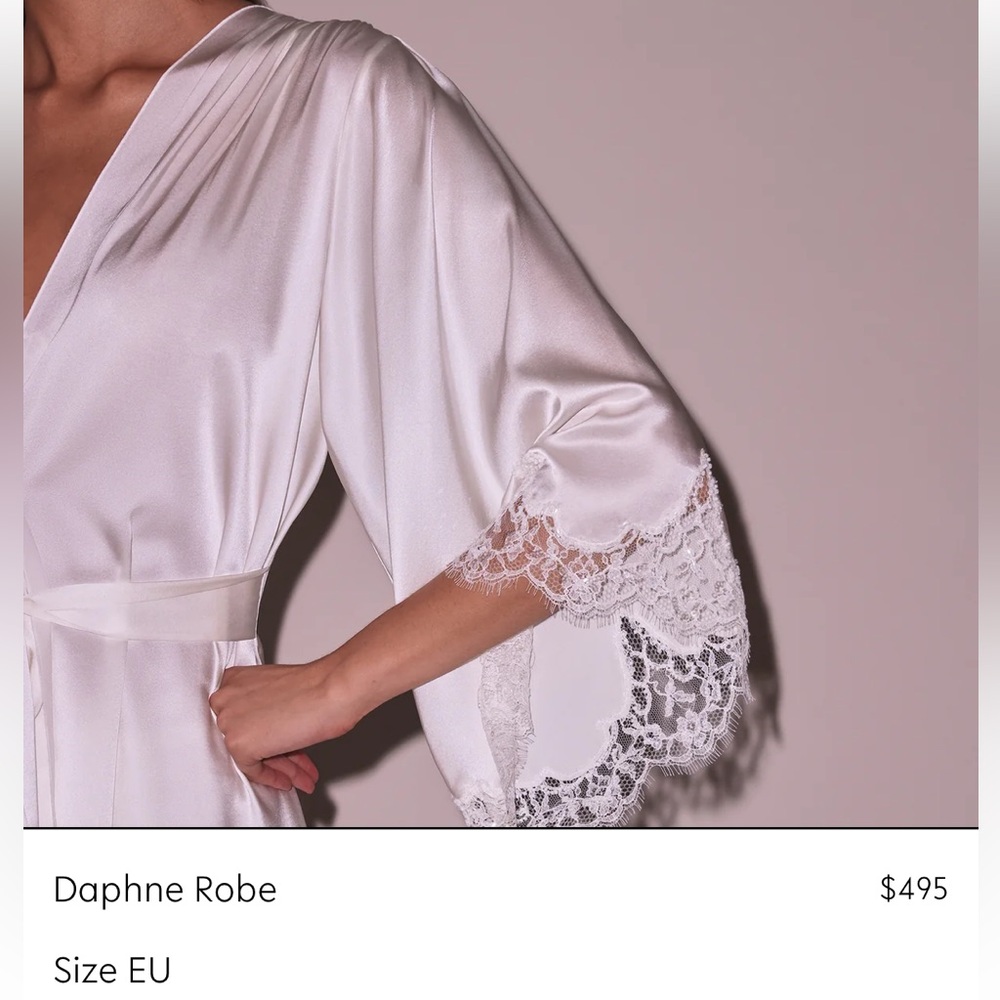 Galia Lahav Silk Daphne Robe - Picture 15 of 15